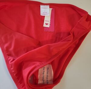 Xhilaration Red Women’s Swim Bottoms